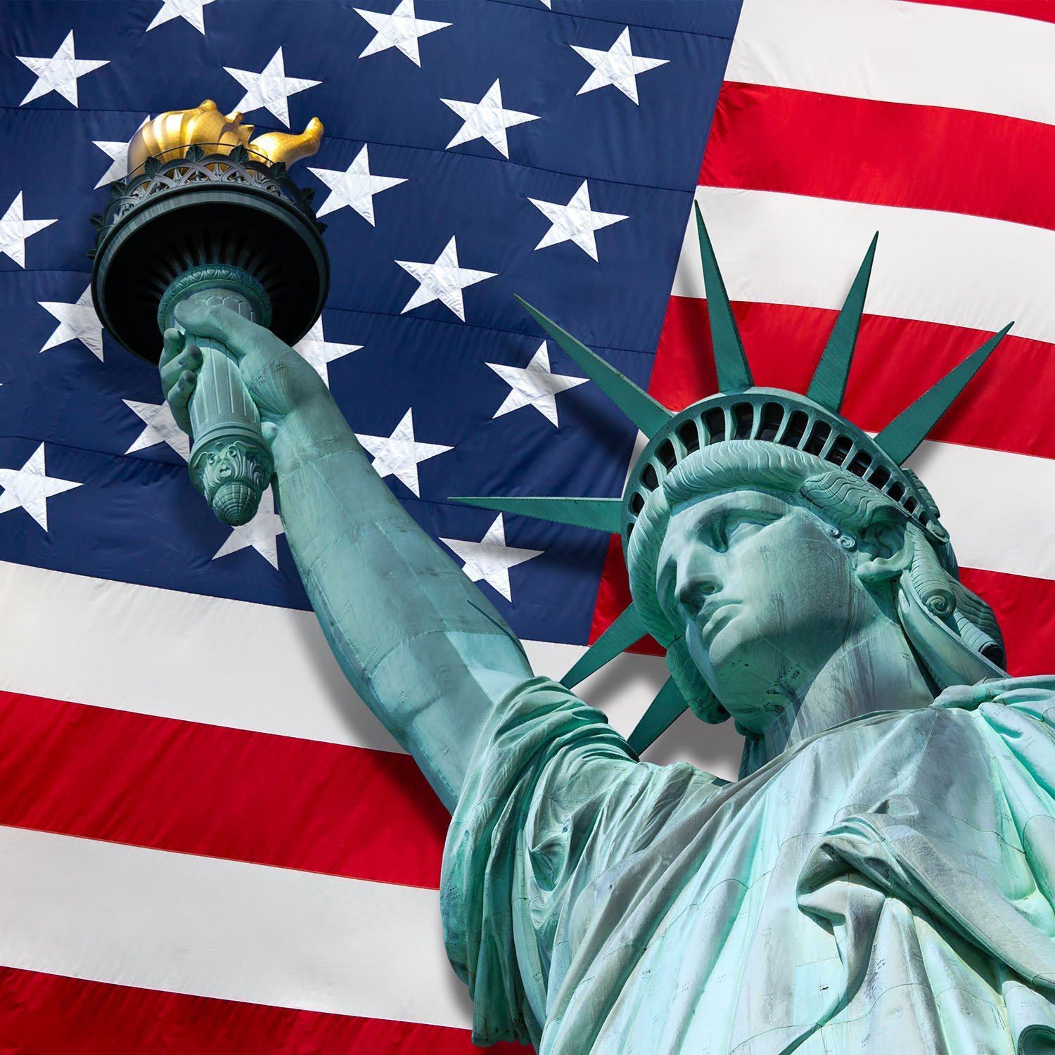 4-Pack Premium American Flags