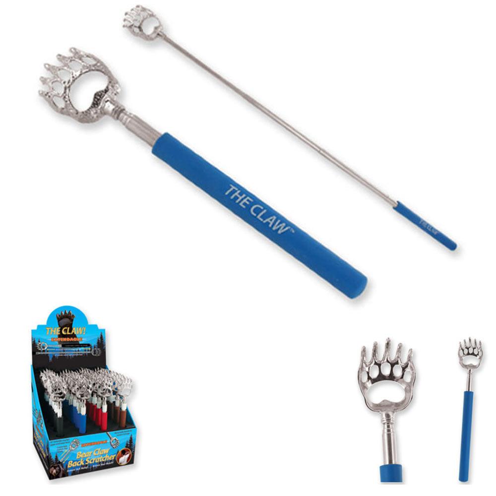 4-Pack: Bear Claw Long Reach Back Scratcher - Instant Itch Relief, Soft & Portable