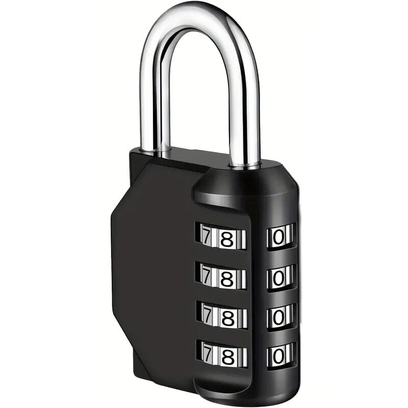 SecureGuard 4-Digit Waterproof Zinc Alloy Combination Padlock
