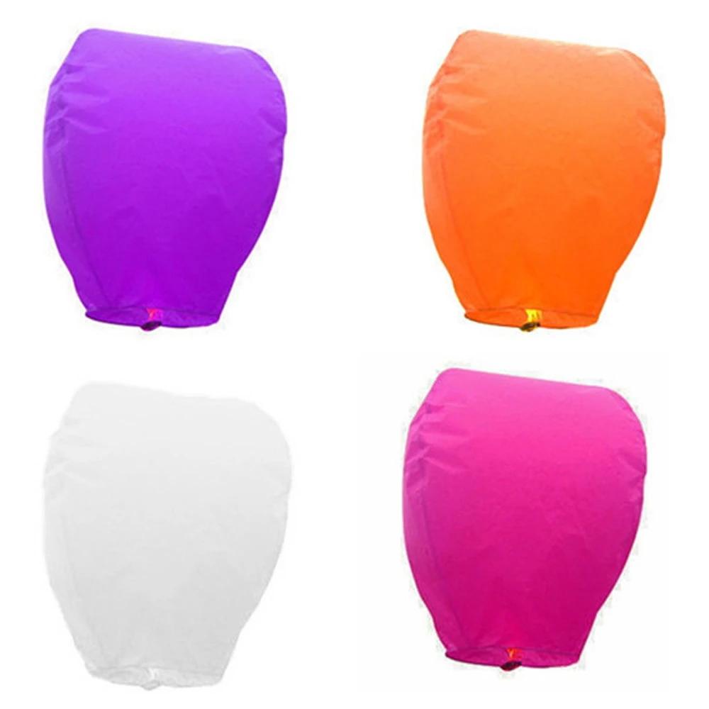4-Pack: Stunning Chinese Paper Flying Sky Lanterns for Memorable Celebrations